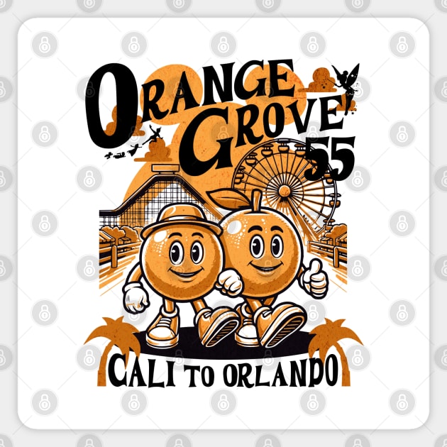 OrangeGrove 55 Fan Club Design OG55 Sticker by Joaddo